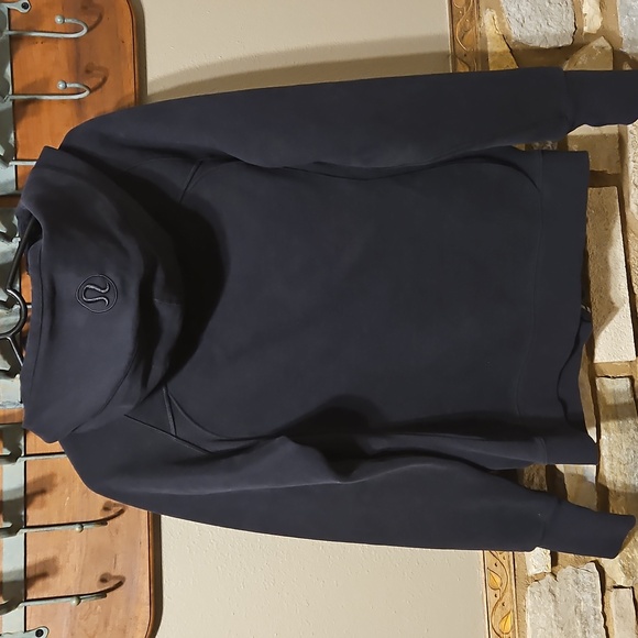 Lululemon Logo Sleeve Scuba Zip Up Hoodie Size 12 - Picture 5 of 6